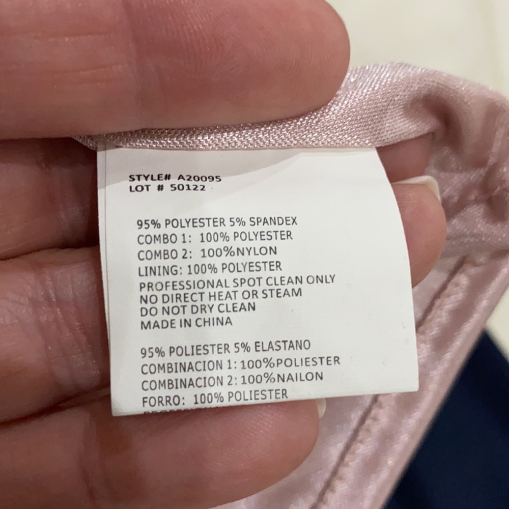 Floor length gown Navy blue size 4 - Picture 6 of 12